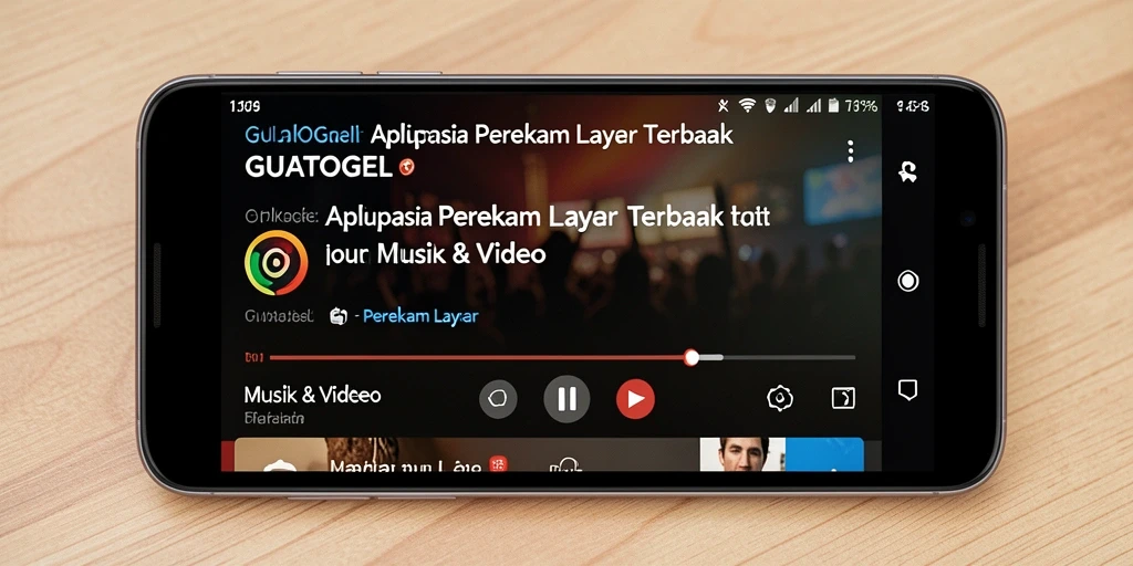 Tampilan antarmuka GUATOGEL yang sederhana dan fungsional.