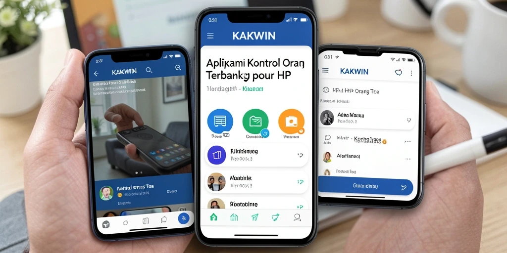 Antarmuka KAKWIN yang mudah digunakan dengan fungsi kontrol orang tua.